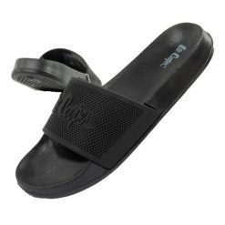 Klapki Lee Cooper LCW-25-07-3527M czarne. Czarne klapki z syntetyku. Za 190.73 zł.