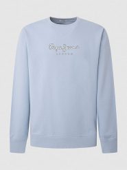Pepe Jeans Bluza w kolorze błękitnym rozmiar: L. Niebieskie bluzy Pepe Jeans, l, bez wzorów, z bawełny, bez kaptura. Za 158.84 zł.