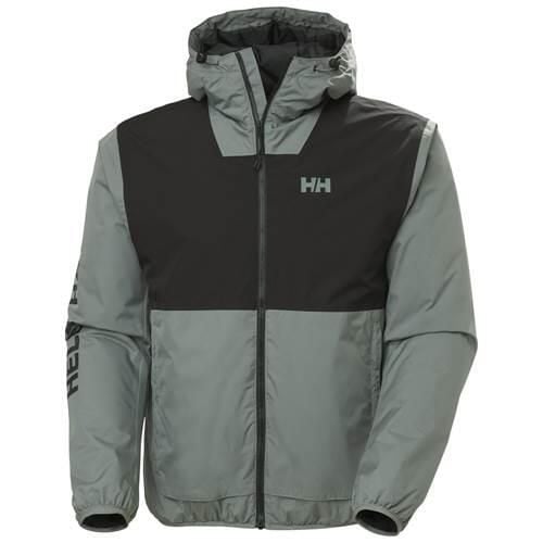 Kurtka uniwersalna męska Helly Hansen Ervik Ins Rain Jacket. Czarne kurtki Helly Hansen, m, bez wzorów, z syntetyku, z kapturem. Za 1,071.00 zł.