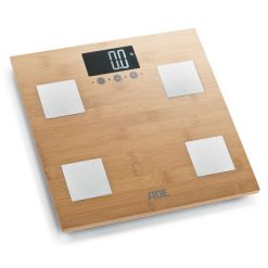 Waga z analizą masy ciała 30x30cm ADE bambusowa. Wagi łazienkowe ADE. W wyprzedaży za 211.50 zł.