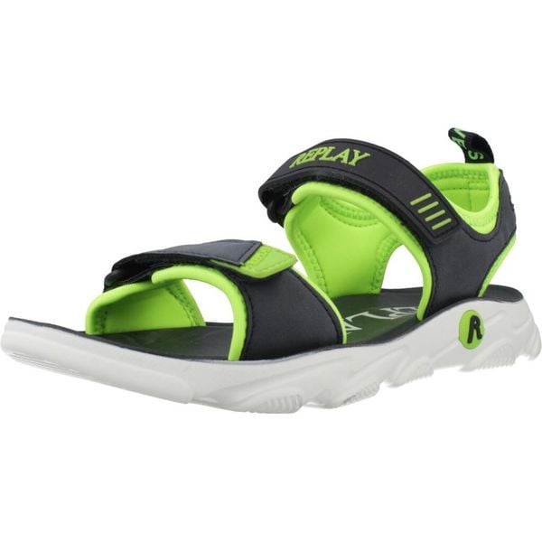 Sandały REPLAY JARRETH 2 Czarny. Czarne sandały Replay, z syntetyku, bez zapięcia. Za 189.99 zł.