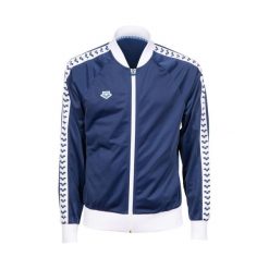 Kurtka z dresu Arena M Relax IV. Białe kurtki Arena, m, z aplikacjami, z dresówki, bez kaptura. Za 315.00 zł.