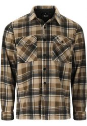 Koszula Whistler Astrali Checked Fleece. Brązowe koszule WHISTLER, xl, bez wzorów, z materiału, bez kołnierzyka, bez ramiączek. Za 267.50 zł.