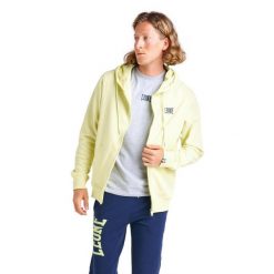 Bluza z bawełna z kaptur na siłownia na czas wolny. Zielone bluzy LEONE 1947 APPAREL, bez wzorów, z bawełny, bez kaptura. W wyprzedaży za 149.08 zł.