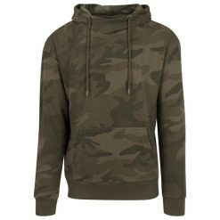 Bluza z kapturem Urban Classic camo. Brązowe bluzy Urban Classics, m, bez wzorów, z kapturem. Za 244.50 zł.