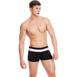 Bokserki pływackie męskie Aqua Speed Grant. Czarne odzież kąpielowa Aqua-Speed, l, bez wzorów, sportowe. Za 65.99 zł.