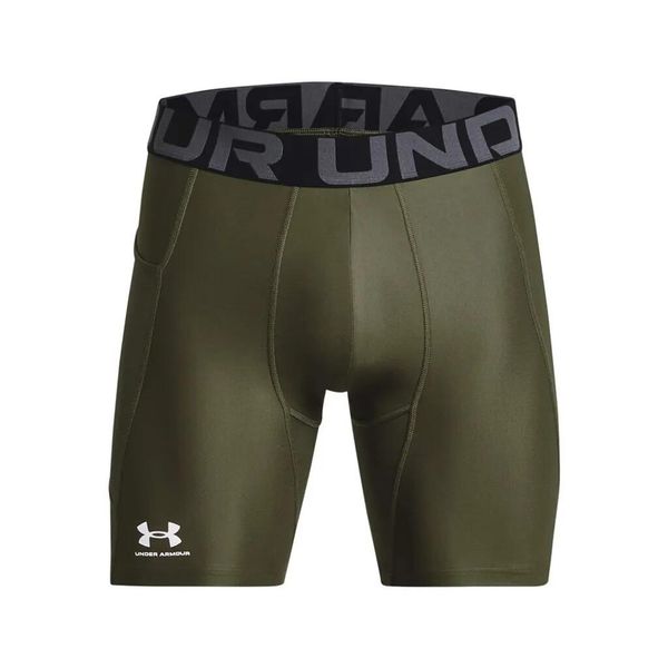 Spodnie treningowe męskie Under Armour Hg Armour Shorts. Zielone odzież kompresyjna Under Armour, m, bez wzorów, do biegania. Za 204.50 zł.