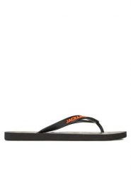 Jack&Jones Japonki 12230642 Czarny. Czarne japonki Jack&Jones, bez wzorów, z gumy. Za 69.99 zł.