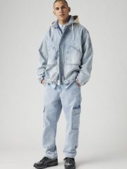 Levi's Bojówki dżinsowe "568" - Loose fit - w kolorze błękitnym rozmiar: W32/L34. Niebieskie jeansy Levi's®, l. Za 212.80 zł.