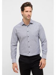 Eterna Koszula - Modern fit - w kolorze biało-szarym rozmiar: 46. Szare koszule Eterna, bez wzorów, z bawełny, bez kołnierzyka, bez ramiączek. Za 118.01 zł.