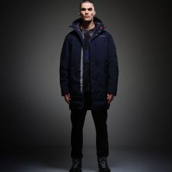 Kurtka turystyczna męska Regatta CLR przeciwdeszczowa ocieplana. Niebieskie kurtki przeciwdeszczowe Regatta, l, bez wzorów, bez kaptura. Za 799.99 zł.