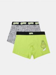 Majtki bokserki Grinch 2 pack - wielobarwny. Bokserki Sinsay, l, bez wzorów. Za 29.99 zł.