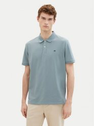 Tom Tailor Polo 1027713 Zielony Regular Fit. Zielone koszulki polo Tom Tailor, m, bez wzorów, z bawełny, bez kołnierzyka, bez ramiączek. Za 59.99 zł.
