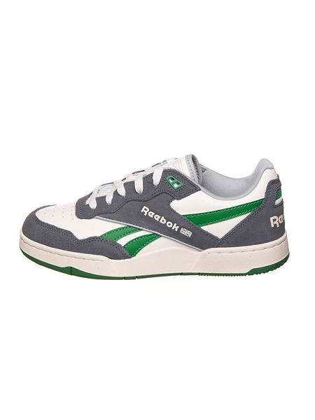 Reebok Sneakersy w kolorze kremowo-antracytowo-zielonym rozmiar: 40,5. Brązowe buty sportowe casual Reebok, bez wzorów, z materiału, bez zapięcia. Za 153.71 zł.
