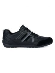 Geox Sneakersy "Ravex" w kolorze czarnym rozmiar: 43. Czarne buty sportowe casual Geox, bez wzorów, z materiału, bez zapięcia. Za 239.29 zł.