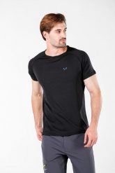 Koszulka termoaktywna męska Woolona Berg 100% Merino z krótkim rękawem. Czarne bielizna termoaktywna WOOLONA, l, bez wzorów, z materiału, bez ramiączek, wspinaczkowe. Za 261.00 zł.