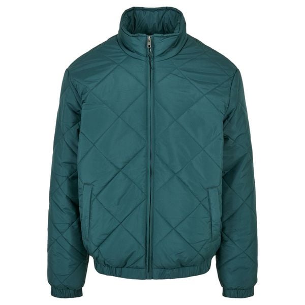 Kurtka Urban Classics Diamond Quilted. Zielone kurtki Urban Classics, m, bez wzorów, bez kaptura. Za 305.50 zł.