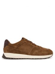 Clarks Sneakersy Radwell Tie 26186564 Brązowy. Brązowe buty sportowe casual Clarks, bez wzorów, ze skóry, bez zapięcia. Za 429.99 zł.