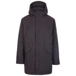 Dlx Caleb - Męska kurtka Dlx Dark Grey. Szare kurtki DLX, l, bez wzorów, z bawełny, bez kaptura. Za 524.99 zł.