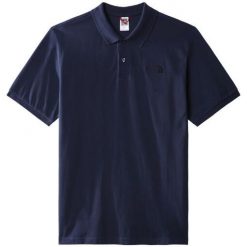 Koszulka turystyczna męska The North Face M Polo Piquet. Niebieskie koszulki polo The North Face, m, bez wzorów, bez kołnierzyka, bez ramiączek. Za 169.00 zł.