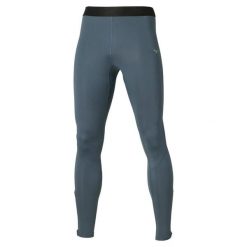 Legginsy Mizuno Core Impulse. Szare legginsy długie sportowe Mizuno, l, bez wzorów, z materiału, do biegania. Za 254.00 zł.