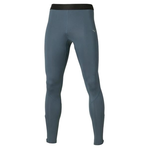 Legginsy Mizuno Core Impulse. Szare legginsy długie sportowe Mizuno, l, bez wzorów, z materiału, do biegania. Za 254.00 zł.