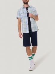 Pioneer Koszula w kolorze zielono-błękitnym rozmiar: 3XL. Niebieskie koszule PIONEER, xl, bez wzorów, z bawełny, bez kołnierzyka, bez ramiączek. Za 99.45 zł.