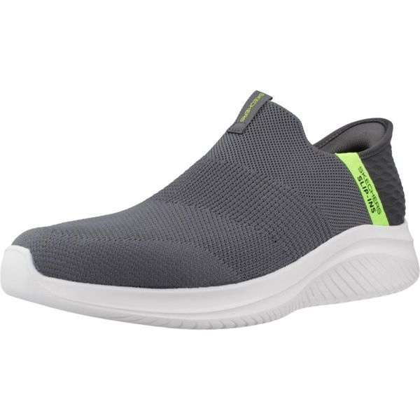 Buty Mężczyzna Skechers Slipins: Ultra Flex 3.0 Viewpoint szary. Szare buty sportowe casual Skechers, bez wzorów, bez zapięcia. Za 279.99 zł.