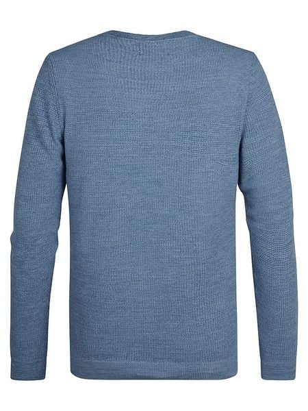 Petrol Sweter "Lincoln" w kolorze błękitnym rozmiar: XXL. Niebieskie swetry nierozpinane Petrol, xxl, bez wzorów, z bawełny, bez kołnierzyka, bez ramiączek. Za 126.75 zł.