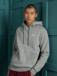 Superdry Bluza w kolorze jasnoszarym rozmiar: M. Szare bluzy Superdry, m, bez wzorów, z bawełny, z kapturem. Za 176.91 zł.