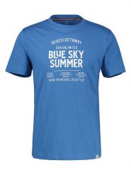 Lerros Koszulka w kolorze niebieskim rozmiar: M. Niebieskie bezrękawniki Lerros, m, bez wzorów, z bawełny, bez kołnierzyka, bez ramiączek. Za 65.85 zł.