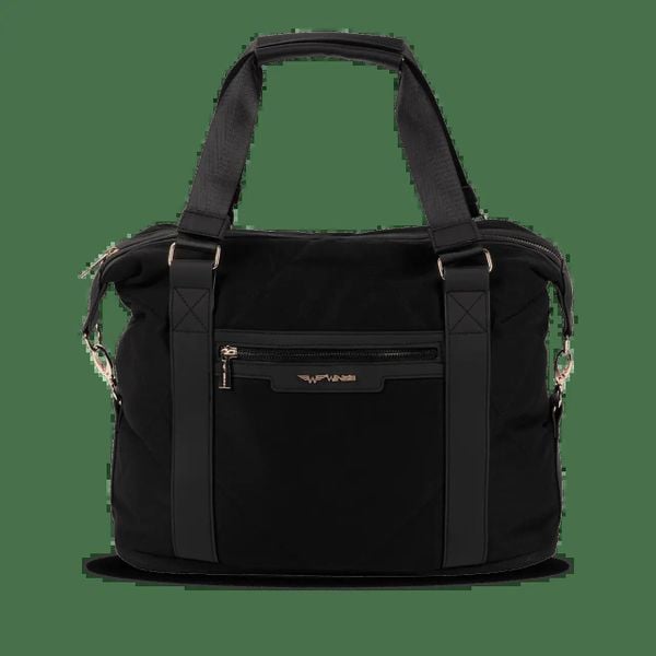 Torba KISKADEE BLACK. Czarne torby na ramię Wings, bez wzorów, z materiału, małe, bez dodatków. Za 169.90 zł.