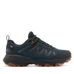 Trekkingi Columbia. Zielone buty trekkingowe Columbia, bez wzorów, bez zapięcia. Za 569.99 zł.