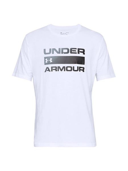 Under Armour Koszulka sportowa w kolorze białym rozmiar: XXL. Białe t-shirty sportowe Under Armour, bez wzorów, z materiału, bez ramiączek, outdoorowe. Za 68.95 zł.