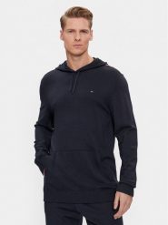 Tommy Hilfiger Bluza UM0UM03002 Granatowy Regular Fit. Niebieskie bluzy Tommy Hilfiger, m, bez wzorów, z wiskozy, bez kaptura. Za 469.99 zł.