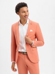 Finshley & Harding London kurtka modułowa Mężczyźni Regular Fit Sztuczne włókno pomarańczowy, 98. Brązowe kurtki Finshley & Harding London, m, bez wzorów, z włókna, bez kaptura. Za 449.95 zł.