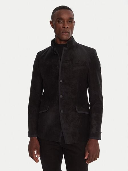 KARL LAGERFELD Marynarka Glory 155220 554023 Czarny Regular Fit. Czarne garnitury KARL LAGERFELD, m, bez wzorów, z bawełny. Za 1,619.99 zł.