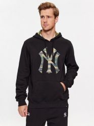 47 Brand Bluza New York Yankees BB017PMAZJR590415JK Czarny Regular Fit. Czarne bluzy 47 Brand, l, bez wzorów, z bawełny, bez kaptura. Za 239.99 zł.