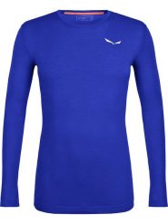 Salewa Koszulka funkcyjna w kolorze niebieskim rozmiar: XL. Niebieskie t-shirty sportowe Salewa, bez wzorów, z wełny, bez ramiączek, outdoorowe. Za 185.76 zł.