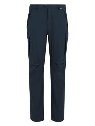 Regatta Spodnie funkcyjne "Questra" w kolorze granatowym rozmiar: 56. Niebieskie spodnie treningowe długie Regatta, bez wzorów, z materiału. Za 140.86 zł.