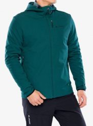 Kurtka polarowa męska Vaude Elope Stormfleece Hoody. Zielone kurtki Vaude, na zimę, l, bez wzorów, z polaru, bez kaptura. Za 456.49 zł.
