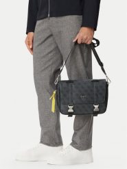 Guess Saszetka HMMILO P6464 Szary ciemny. Szare saszetki i nerki Guess, z aplikacjami, ze skóry. Za 494.99 zł.