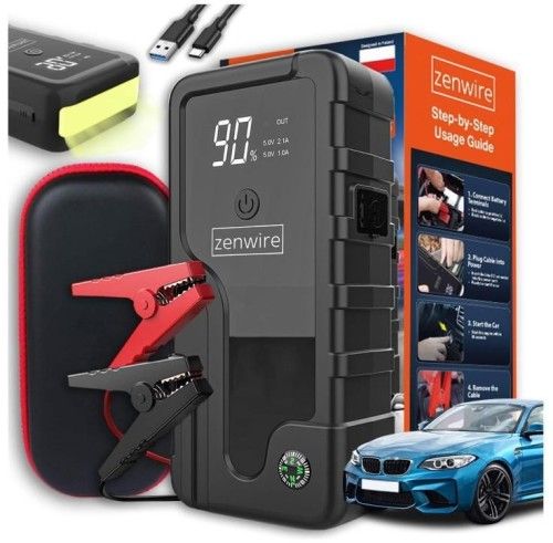 Booster Jump Starter 6400 mAh Powerbank Samochodowy Zenwire CY16. Powerbanki Zenwire. Za 234.99 zł.