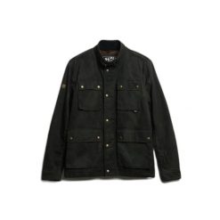 Kurtka biegowa woskowana Superdry Merchant. Czarne kurtki Superdry, l, z aplikacjami, z weluru, bez kaptura. Za 765.60 zł.