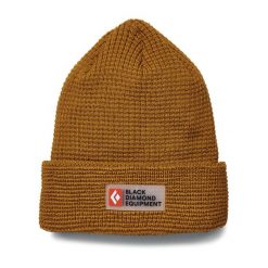 Czapka zimowa Black Diamond WAFFLE BEANIE. Żółte czapki zimowe Black Diamond, bez wzorów. Za 89.99 zł.