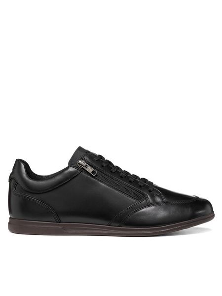 Geox Sneakersy U Renan U564GA 00043 C9999 Czarny. Czarne buty sportowe casual Geox, bez wzorów, ze skóry, bez zapięcia. Za 589.99 zł.