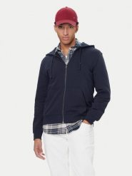 Tommy Hilfiger Bluza Essential MW0MW37239 Granatowy Regular Fit. Niebieskie bluzy Tommy Hilfiger, m, bez wzorów, z bawełny, bez kaptura. Za 469.99 zł.