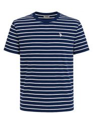 U.S. Polo Assn. Koszulka w kolorze granatowo-białym rozmiar: XL. Niebieskie bezrękawniki U.S. Polo Assn., s, bez wzorów, z bawełny, bez kołnierzyka, bez ramiączek. Za 79.95 zł.