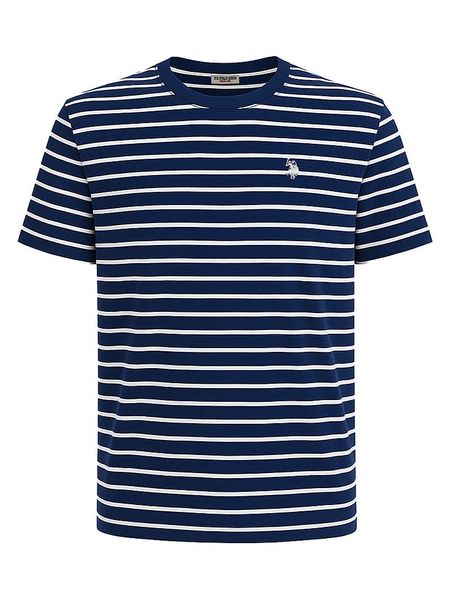 U.S. Polo Assn. Koszulka w kolorze granatowo-białym rozmiar: XL. Niebieskie bezrękawniki U.S. Polo Assn., s, bez wzorów, z bawełny, bez kołnierzyka, bez ramiączek. Za 79.95 zł.