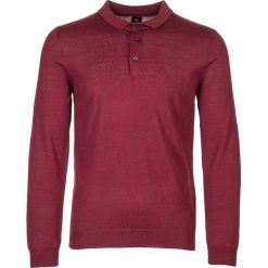 Koszulka polo w kolorze bordowym. Koszulki polo marki Otto Kern, prążkowane, polo, z długim rękawem. W wyprzedaży za 172.95 zł.